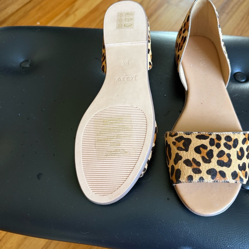 J. Crew Leopard Print Women's Sandals - Picture 6 of 6